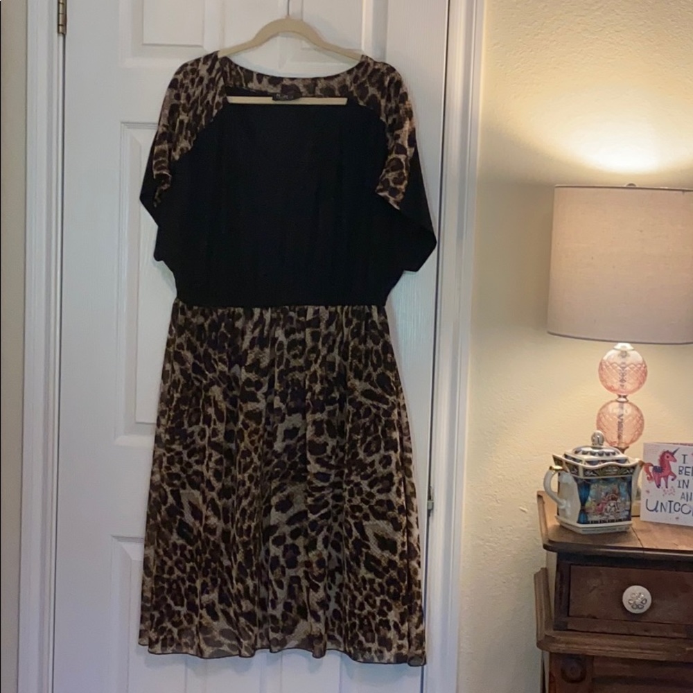 Plus size Igigi leopard print dress
